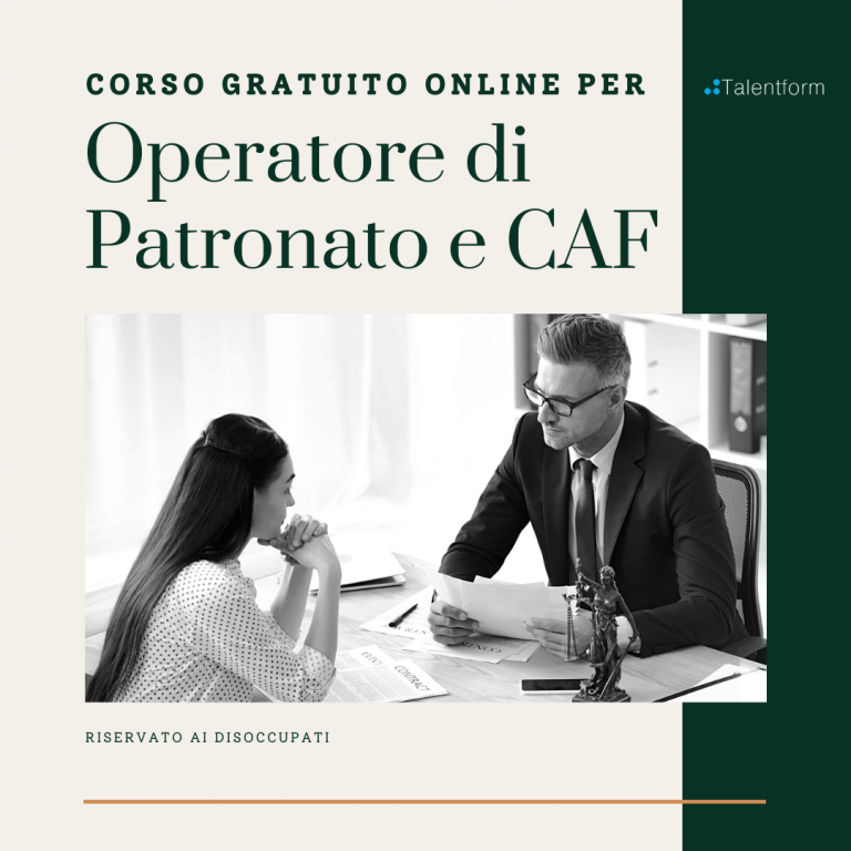 Operatore di Patronato e CAF