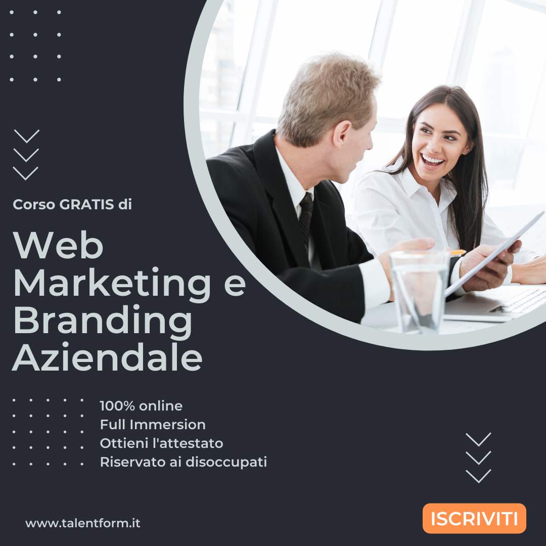 corso gratis Web Marketing e Branding Aziendale