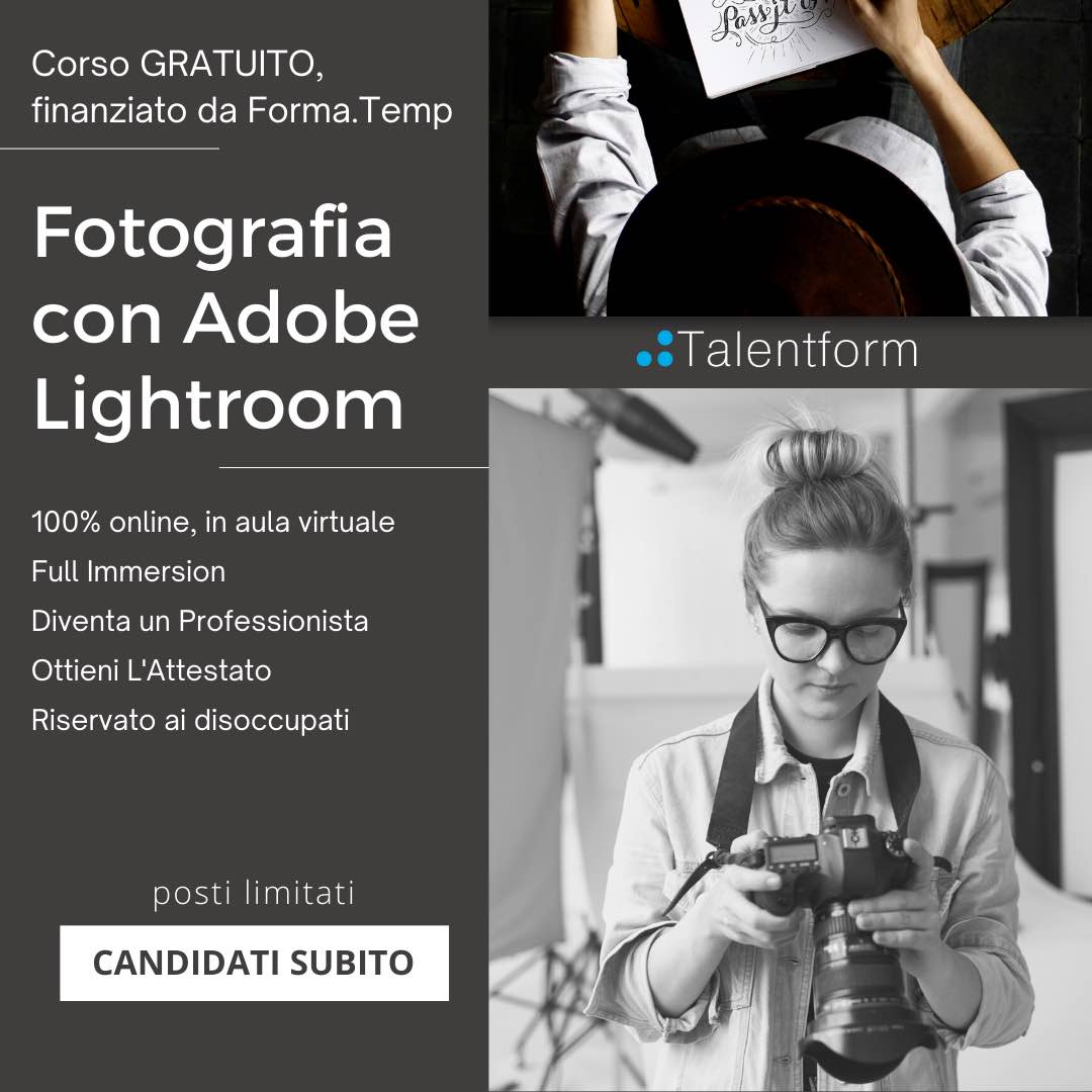 Fotografia con Adobe Lightroom 6
