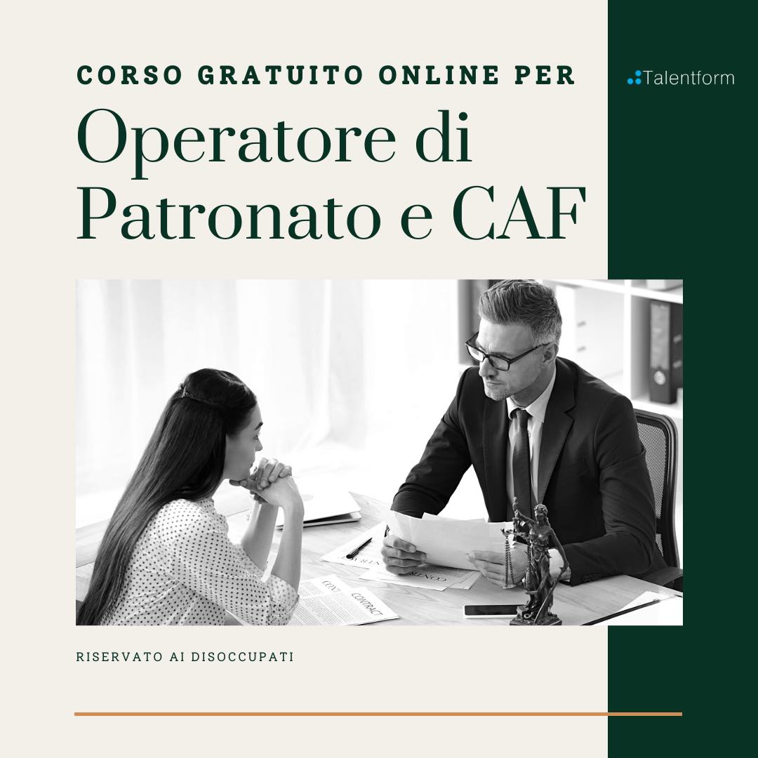 Operatore di Patronato e CAF