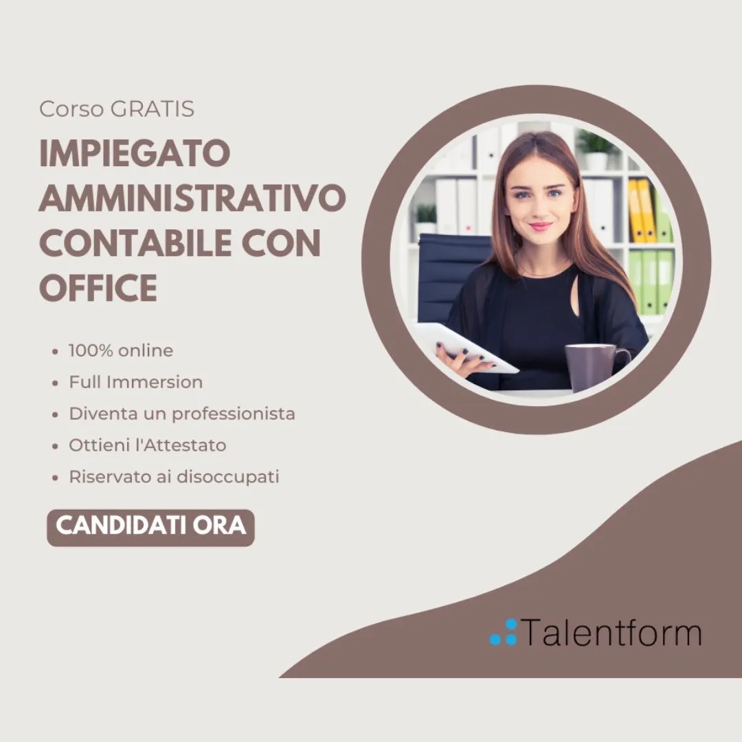 Impiegato Amministrativo Contabile con Office copia