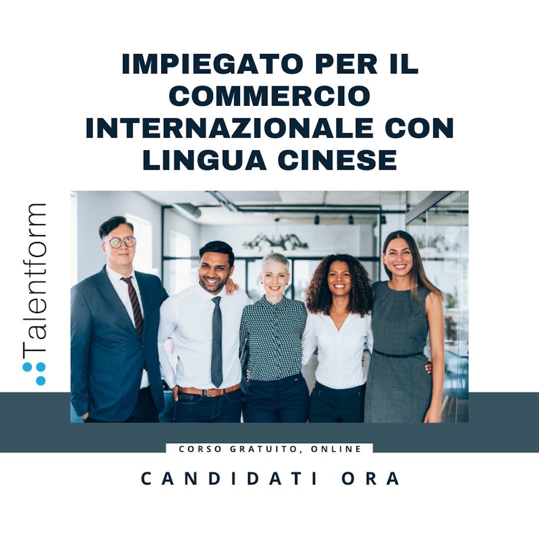 Impiegato per il Commercio Internazionale con Lingua Cinese1
