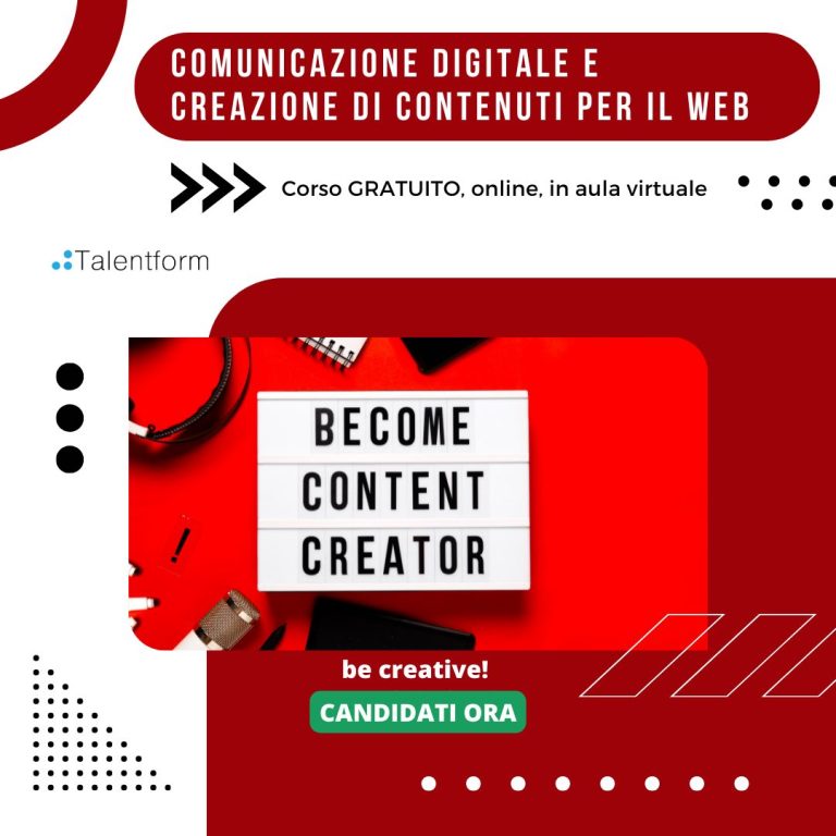 Comunicazione Digitale e Creazione di Contenuti per il Web 6