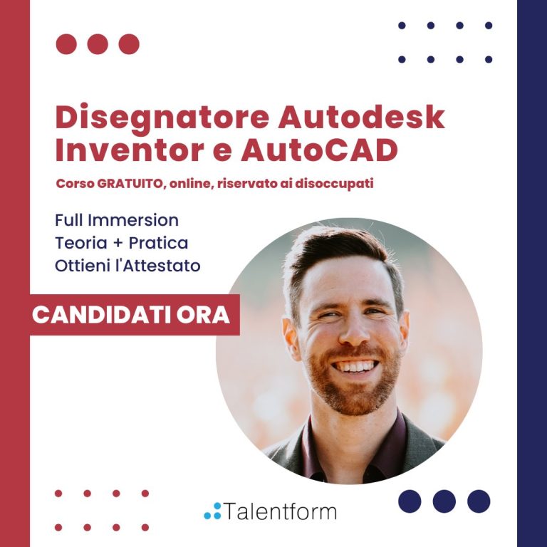 Disegnatore Autodesk Inventor e AutoCAD