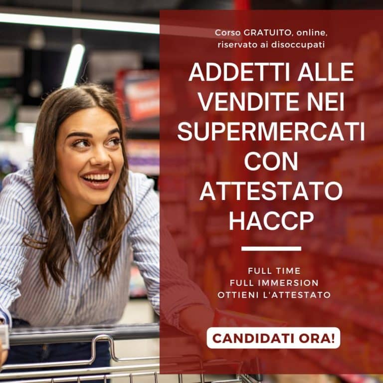 Addetti alle Vendite nei Supermercati con attestato HACCP1