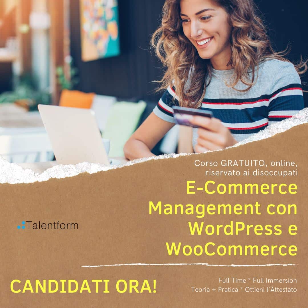 E Commerce Management con WordPress e WooCommerce2 copia
