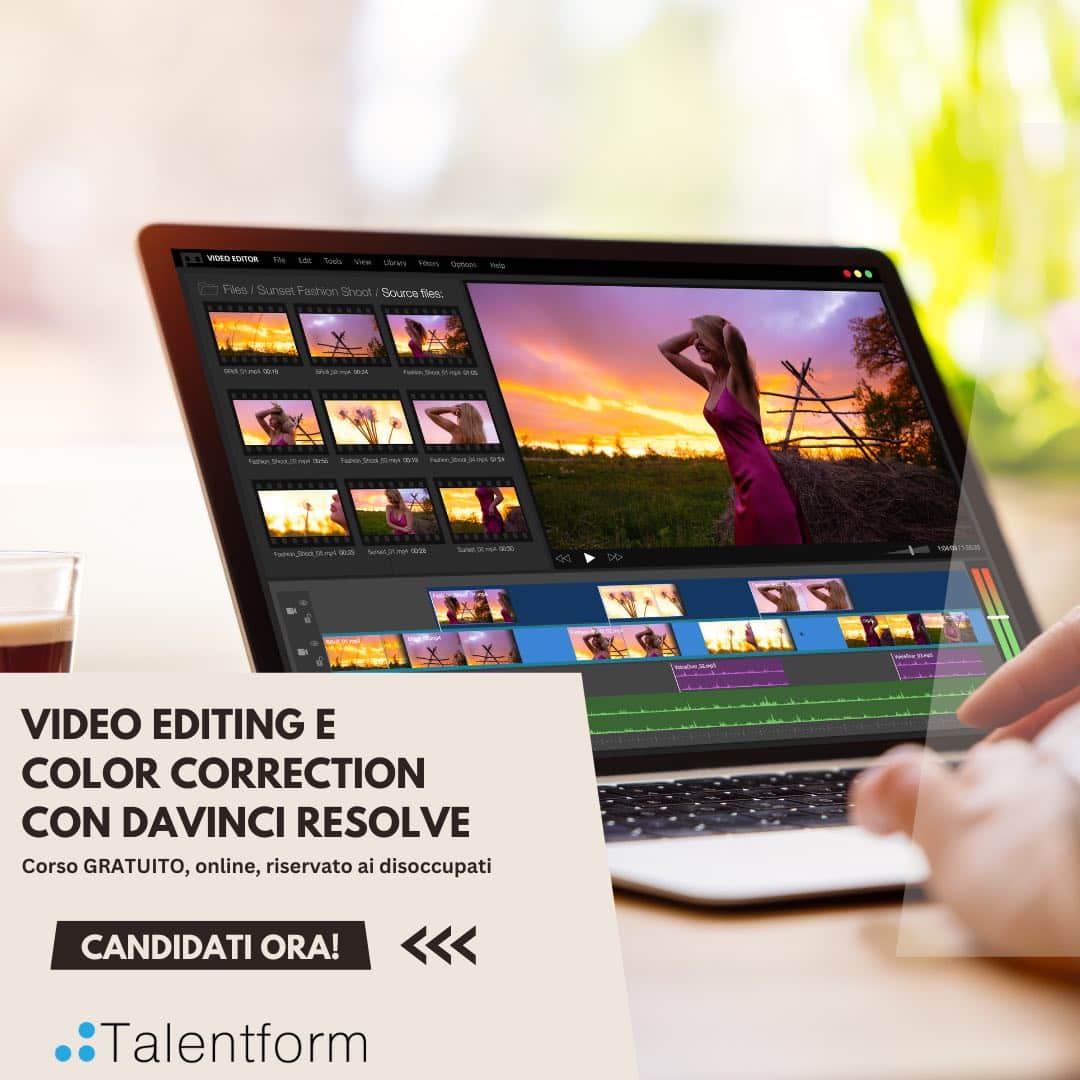 Video Editing e Color Correction con DaVinci Resolve2