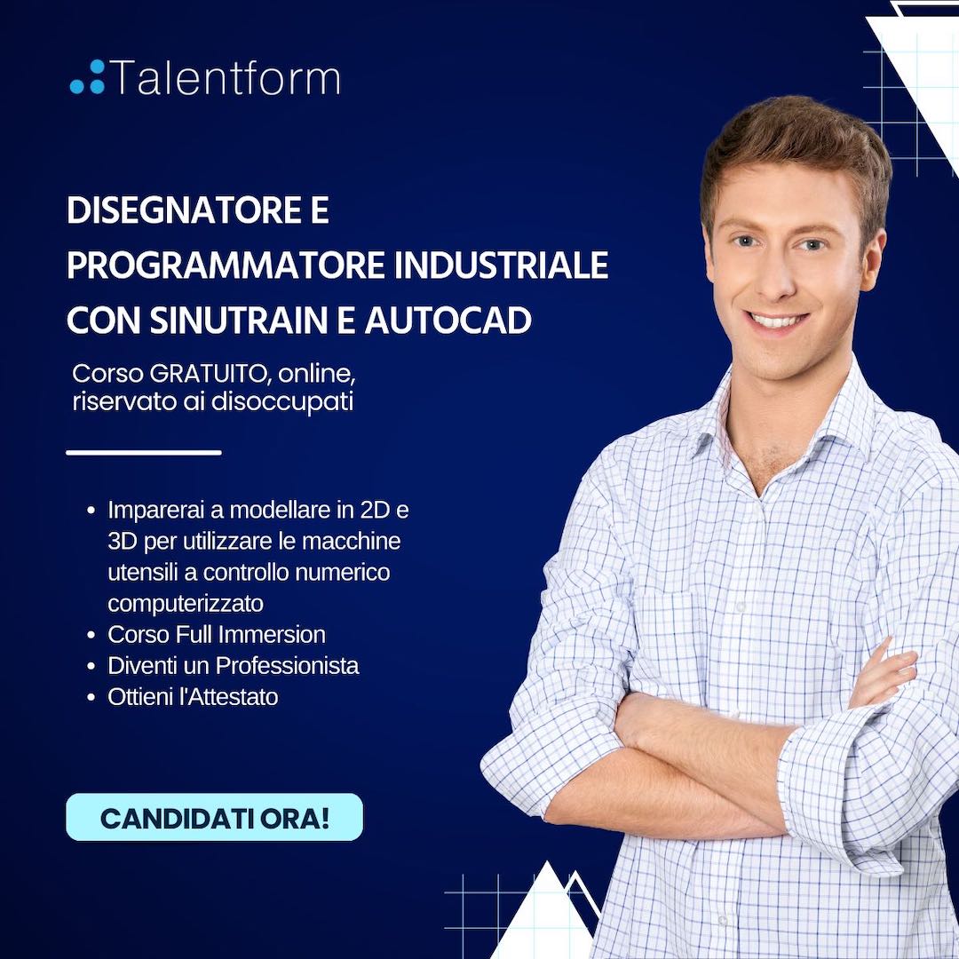 Disegnatore e Programmatore Industriale con SinuTrain6
