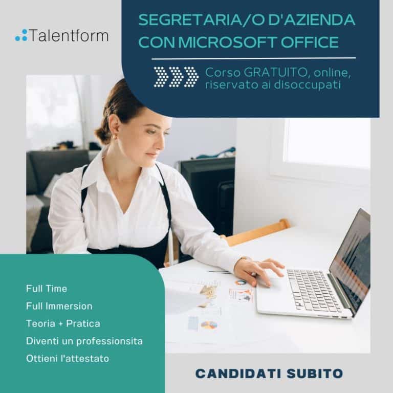Segretariao d Azienda con Microsoft Office3