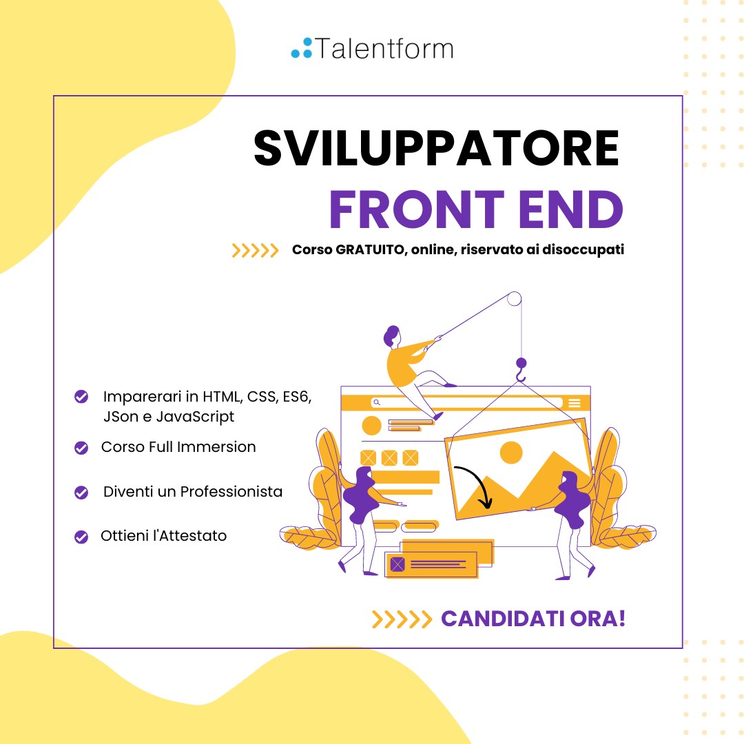 Sviluppatore Front End 1080 × 1080 px 1
