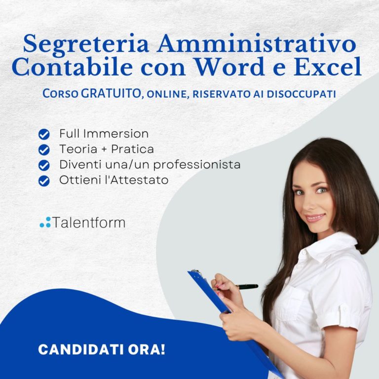 Segreteria Amministrativo Contabile con Word e Excel1
