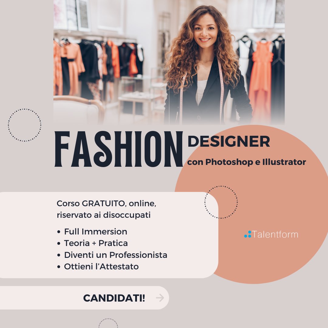 Fashion Designer con Photoshop ed Illustrator 1