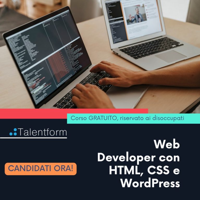 Web Developer con HTML, CSS e WordPress (corso GRATUITO a distanza, in aula virtuale), edizione del 31 ottobre 2023 50 Web Developer con HTML CSS e WordPress4