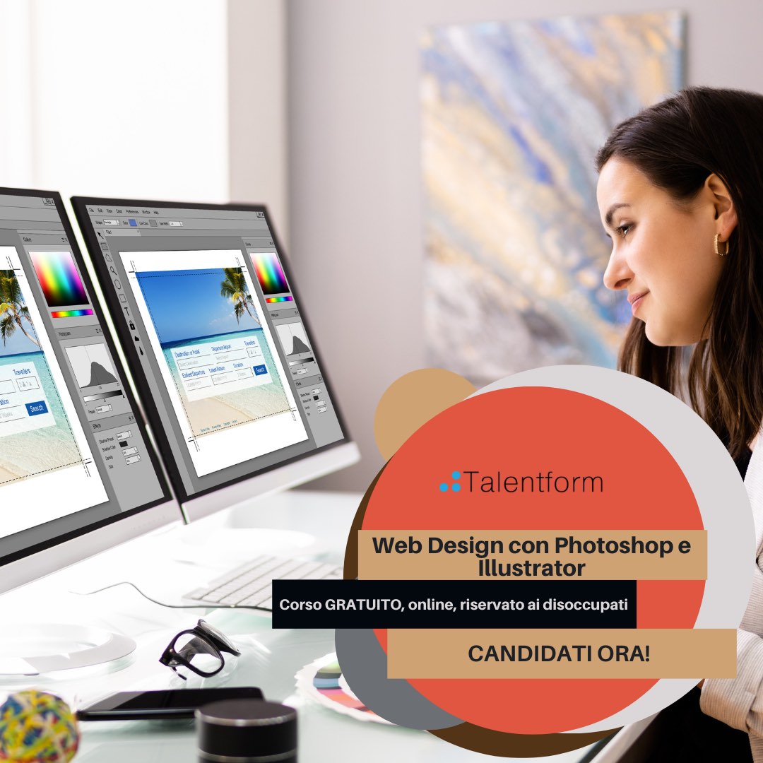 Web Design con Photoshop e Illustrator 1080 x 1080