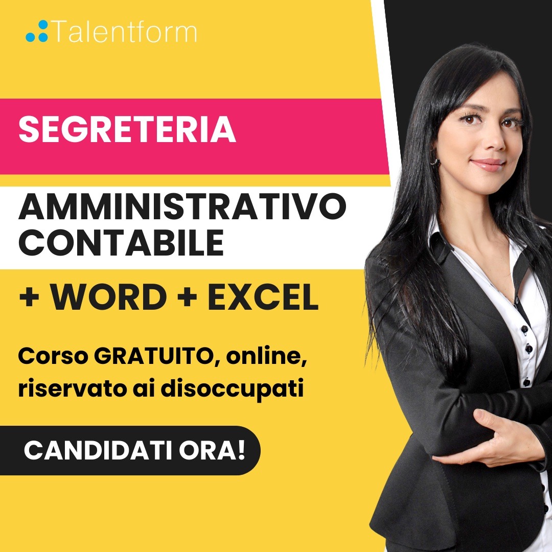 Segreteria Amministrativo Contabile con Word e Excel 2024 2