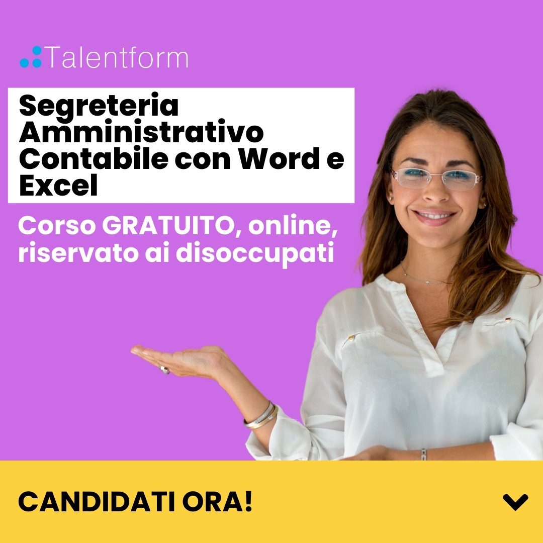 Segreteria Amministrativo Contabile con Word e Excel 2024 3