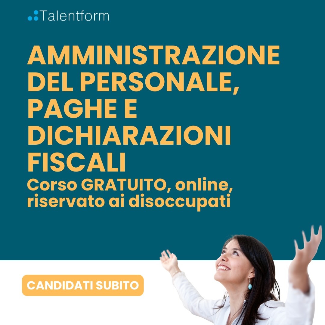 amministrazione del personale paghe e dichiarazioni fiscali 2024