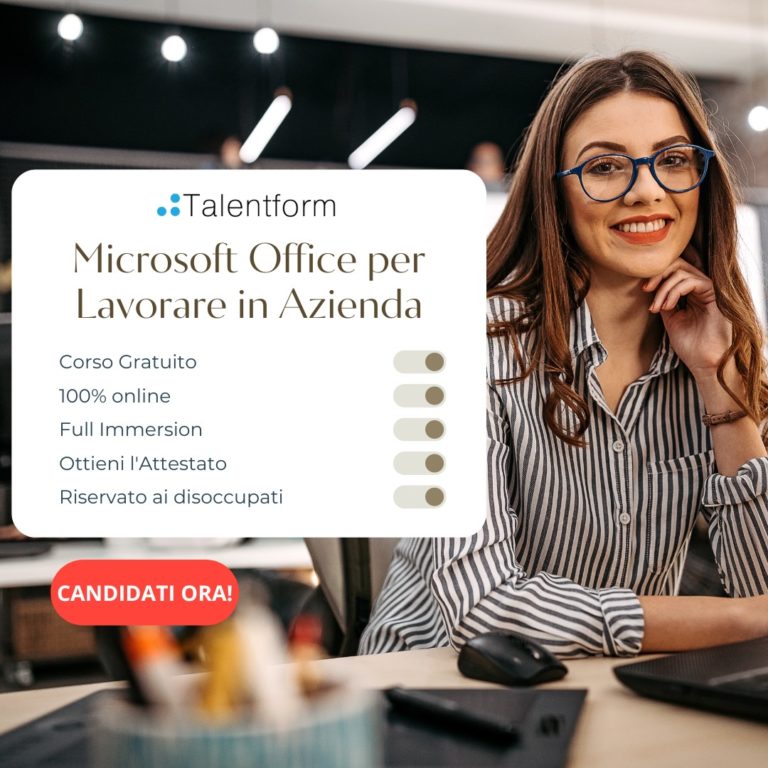Microsoft Office per Lavorare in Azienda(corso GRATUITO a distanza, in aula virtuale), edizione del 06 settembre 2024 31 Microsoft Office per Lavorare in Azienda3 copia