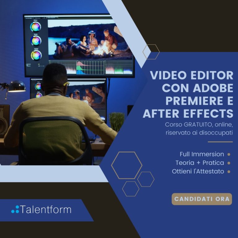 Video Editor con Adobe Premier ed After Effects 4