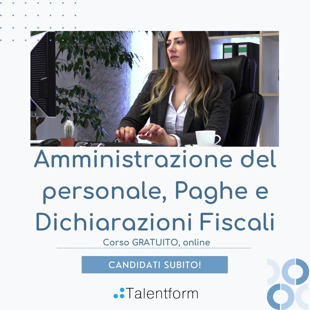 Amministrazione del personale Paghe e Dichiarazioni Fiscali