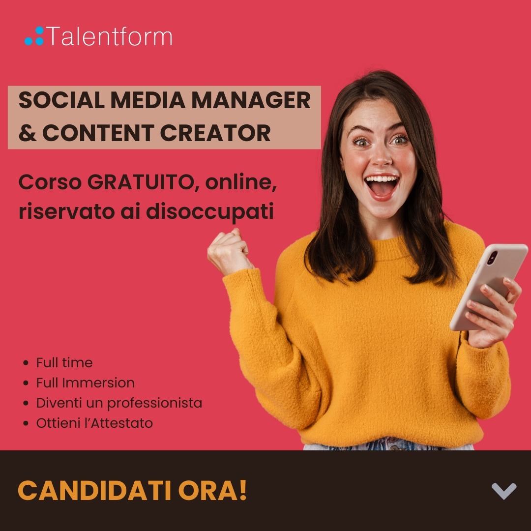 social media manager e content creator 2024 8
