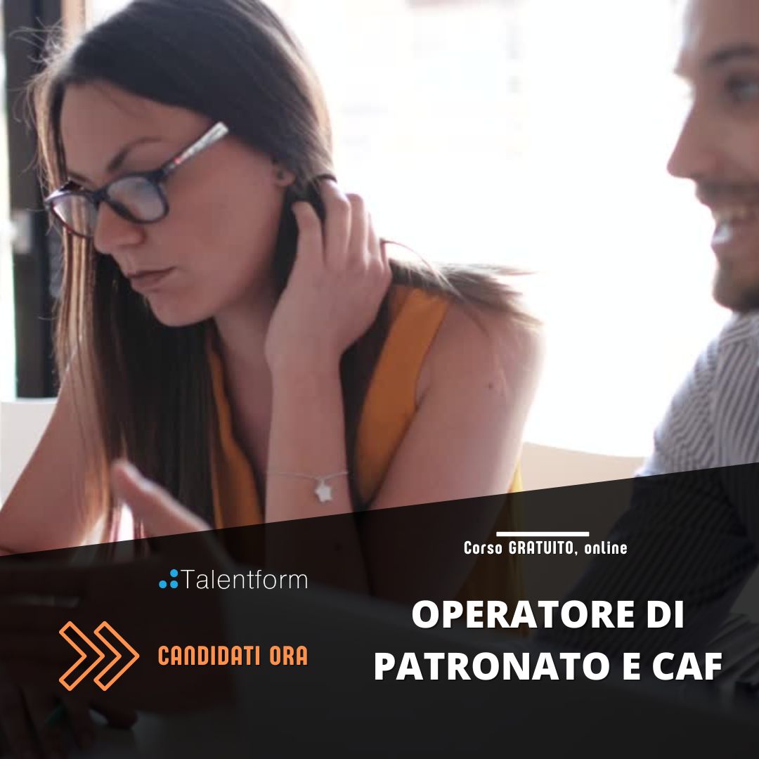Operatore di Patronato e CAF 2024