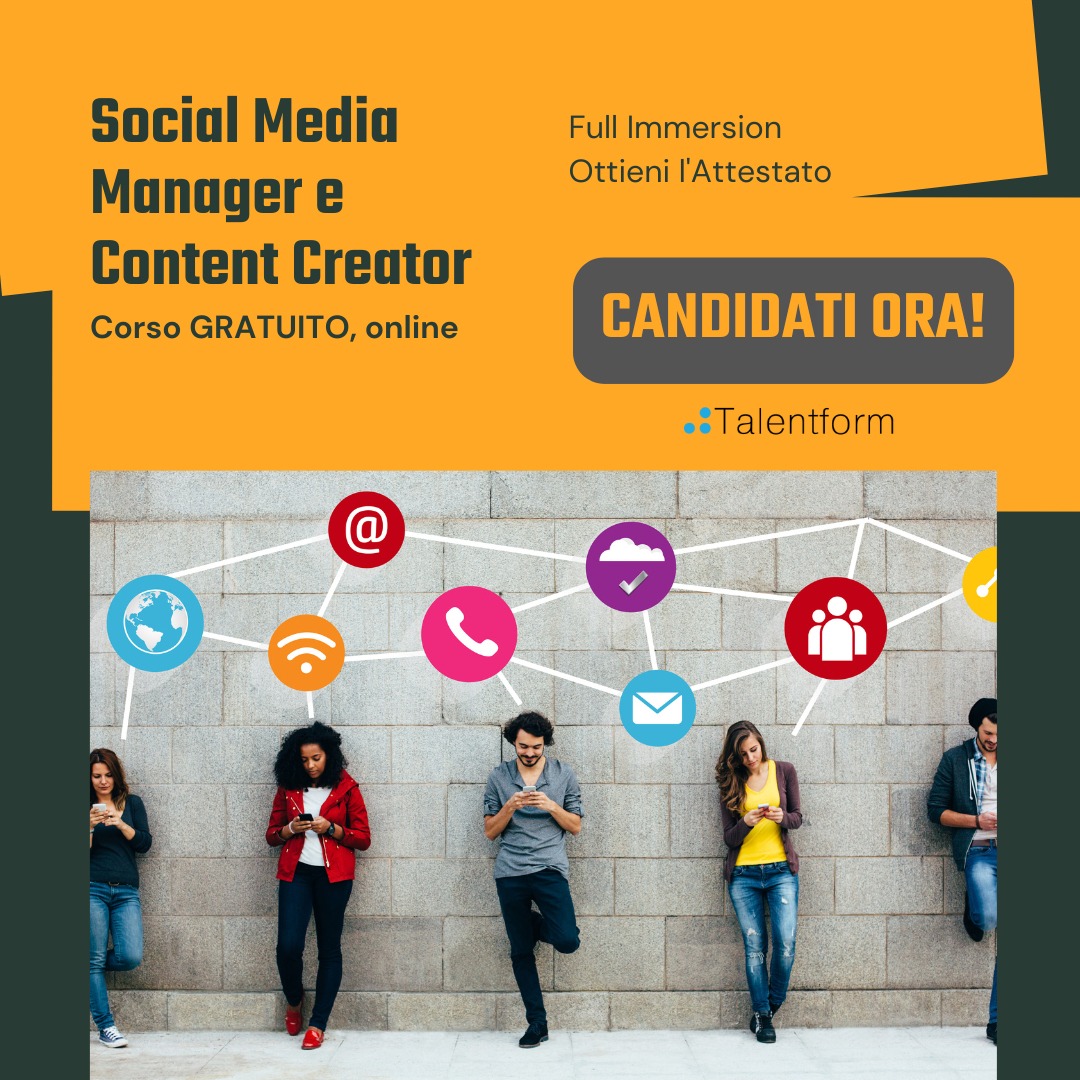 Social Media Manager e Content Creator