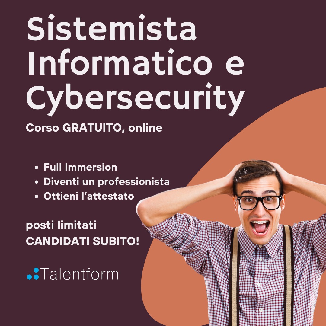 Sistemista Informatico e cybersecurity 2025 5