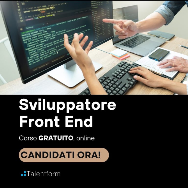 Sviluppatore Front End (corso GRATUITO a distanza, in aula virtuale), edizione del 16 maggio 2025 9 Sviluppatore Front End 2025 2