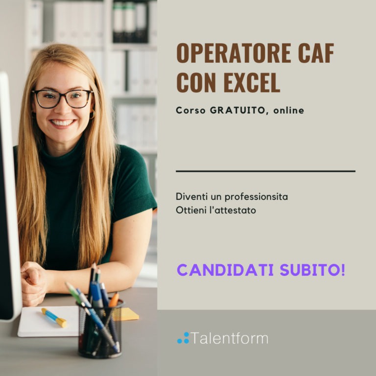 Operatore CAF con Excel (corso GRATUITO a distanza, in aula virtuale), edizione del 31 marzo 2025 18 caf con excel 3
