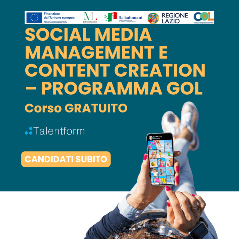 social media manager e content creator 2024