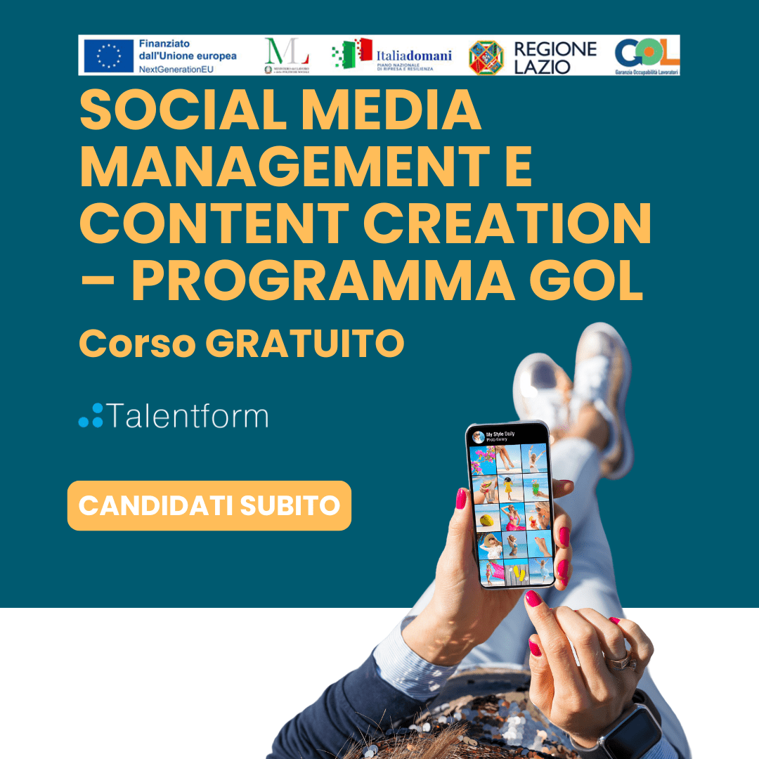 social media manager e content creator 2024