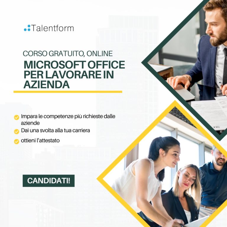 Microsoft Office per Lavorare in Azienda (corso GRATUITO a distanza, in aula virtuale), edizione del 4 giugno 2025 11 microsoft office per lavorare in azienda 2025c 6