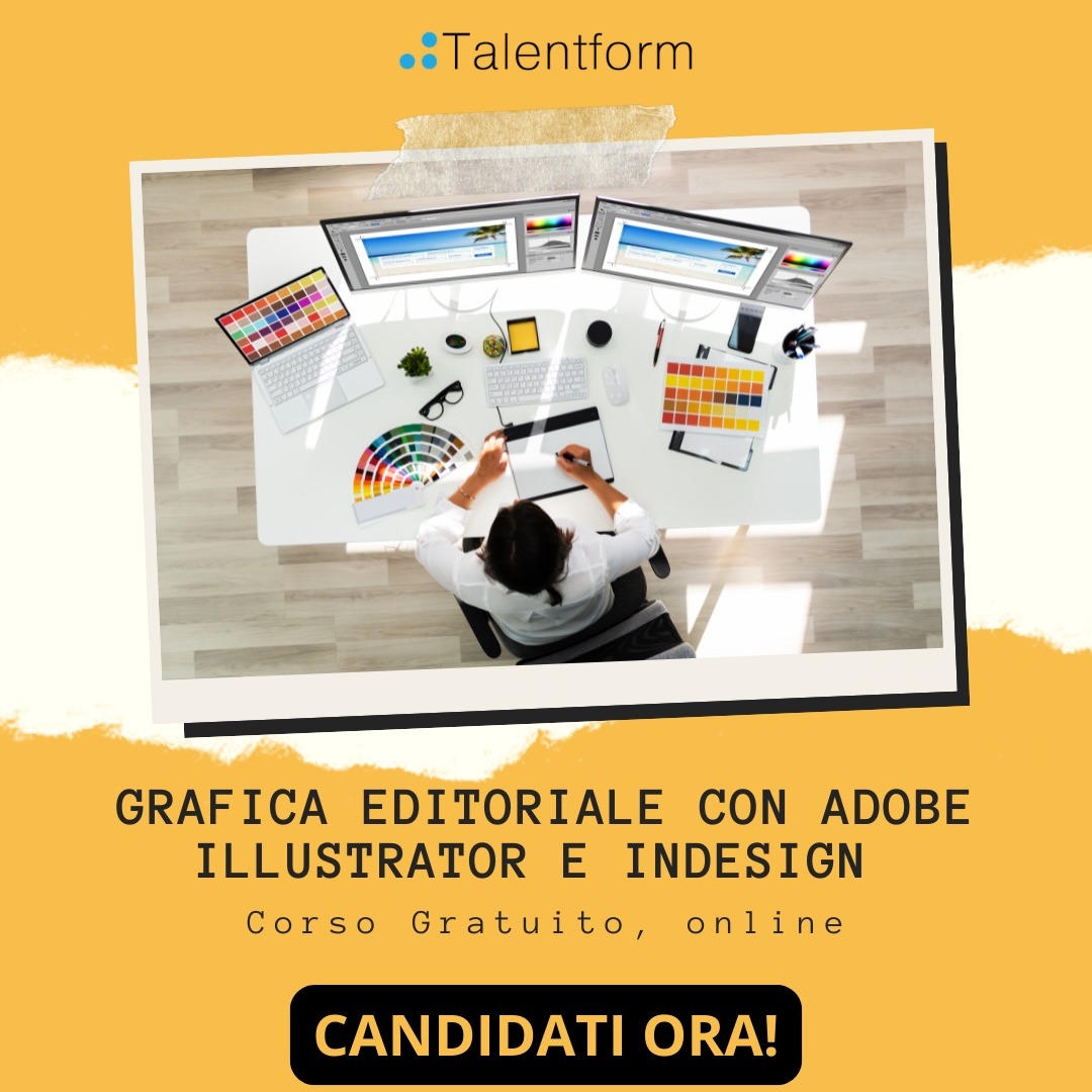 Grafica Editoriale con Adobe Illustrator e Indesign