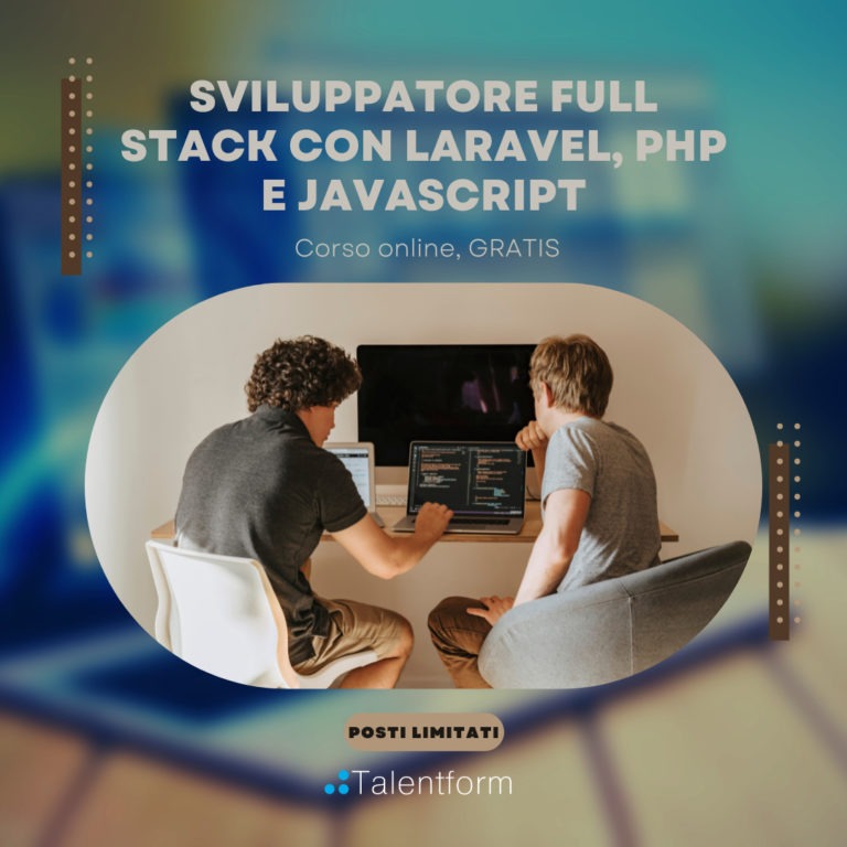 Sviluppatore Full Stack con Laravel PHP e Javascript 5