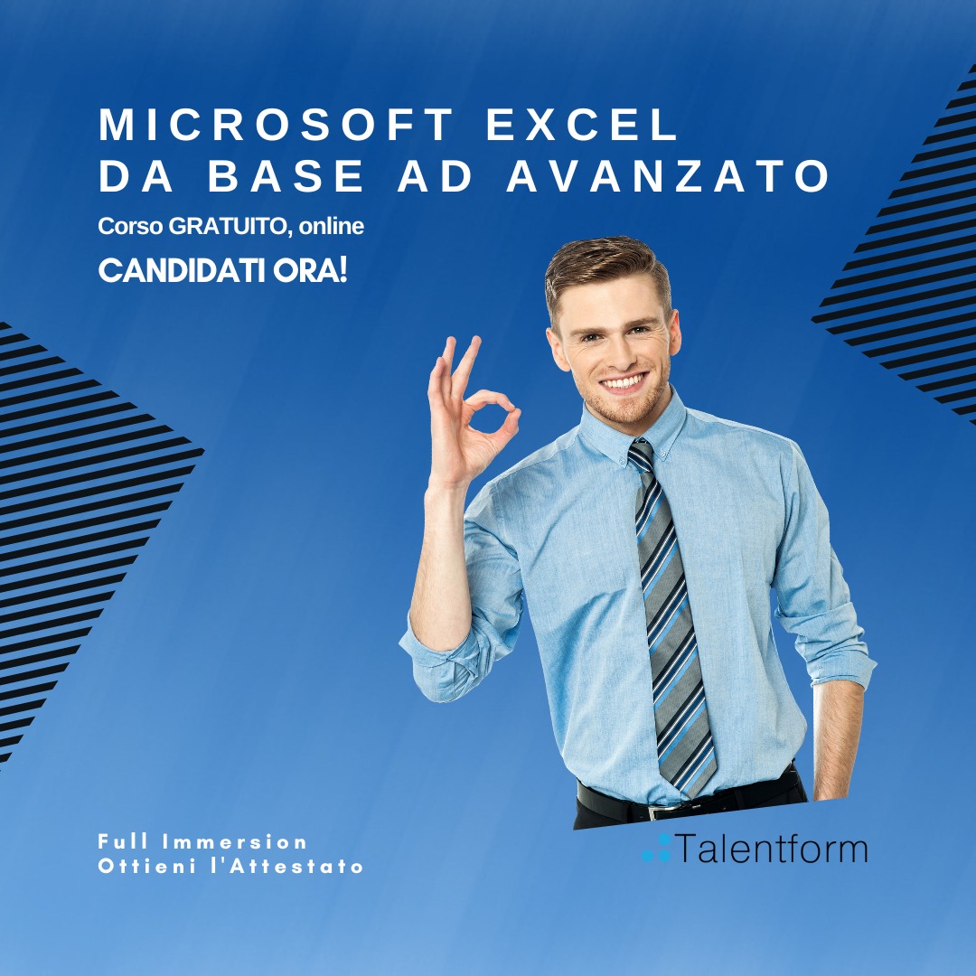 excel da base ad avanzato 2024 8