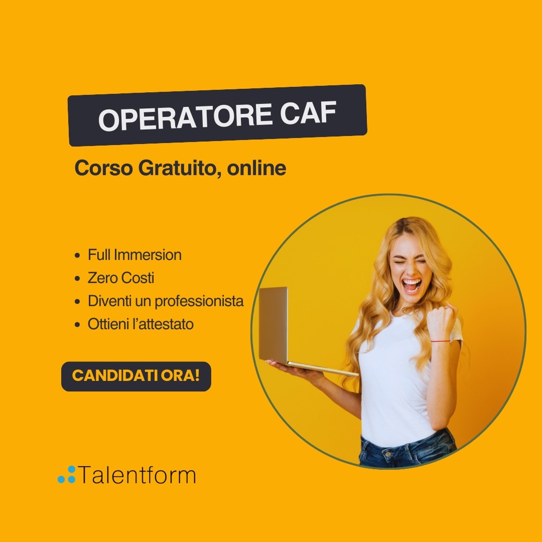 Operatore CAF 2025 d 2