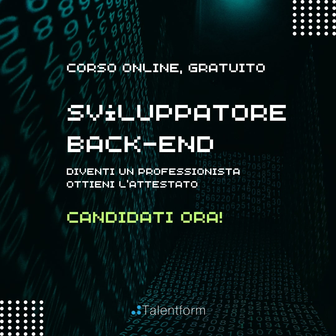Sviluppatore Back End 3