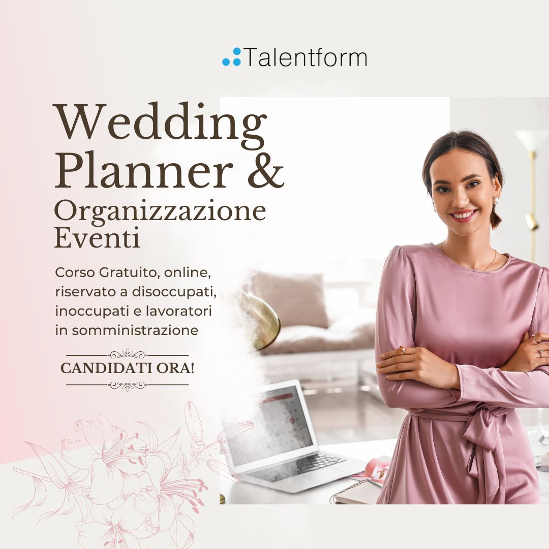 Wedding Planner e Organizzazione Eventi Post di Facebook Paesaggio 1080 x 1080 px 1