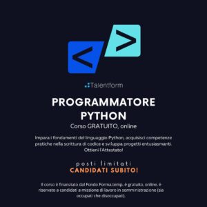Corso Gratuito Programmatore python 1080x1080 1