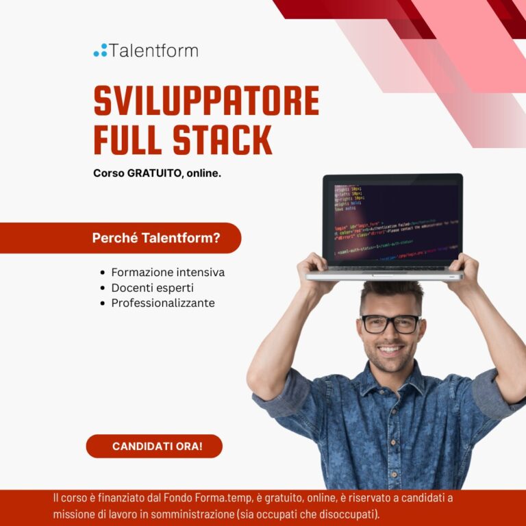 Corso Gratuito di Sviluppatore Full Stack 2