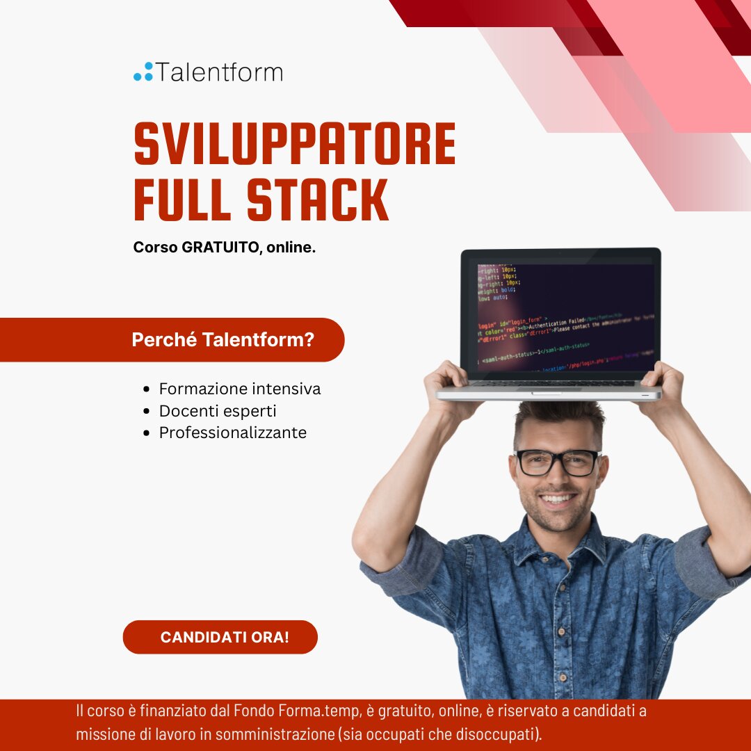 Corso Gratuito di Sviluppatore Full Stack 2