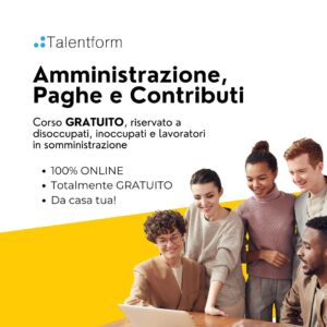 Corso gratuito di Amministrazione Paghe e Contributi
