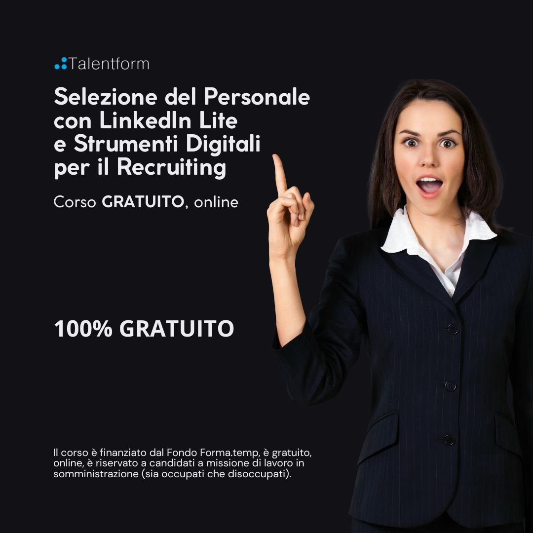 Selezione del Personale con LinkedIn Lite e Strumenti Digitali per il Recruiting 1080 x 1080