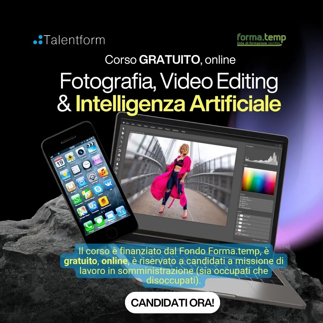 1080 Fotografia Video Editing e Intelligenza Artificiale