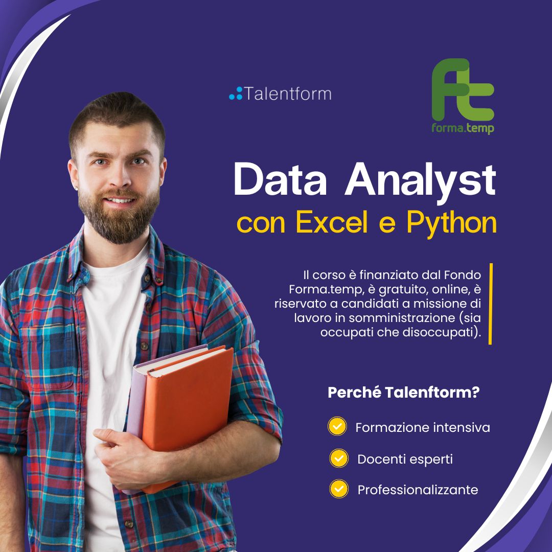3 Data Analyst con Excel e Python
