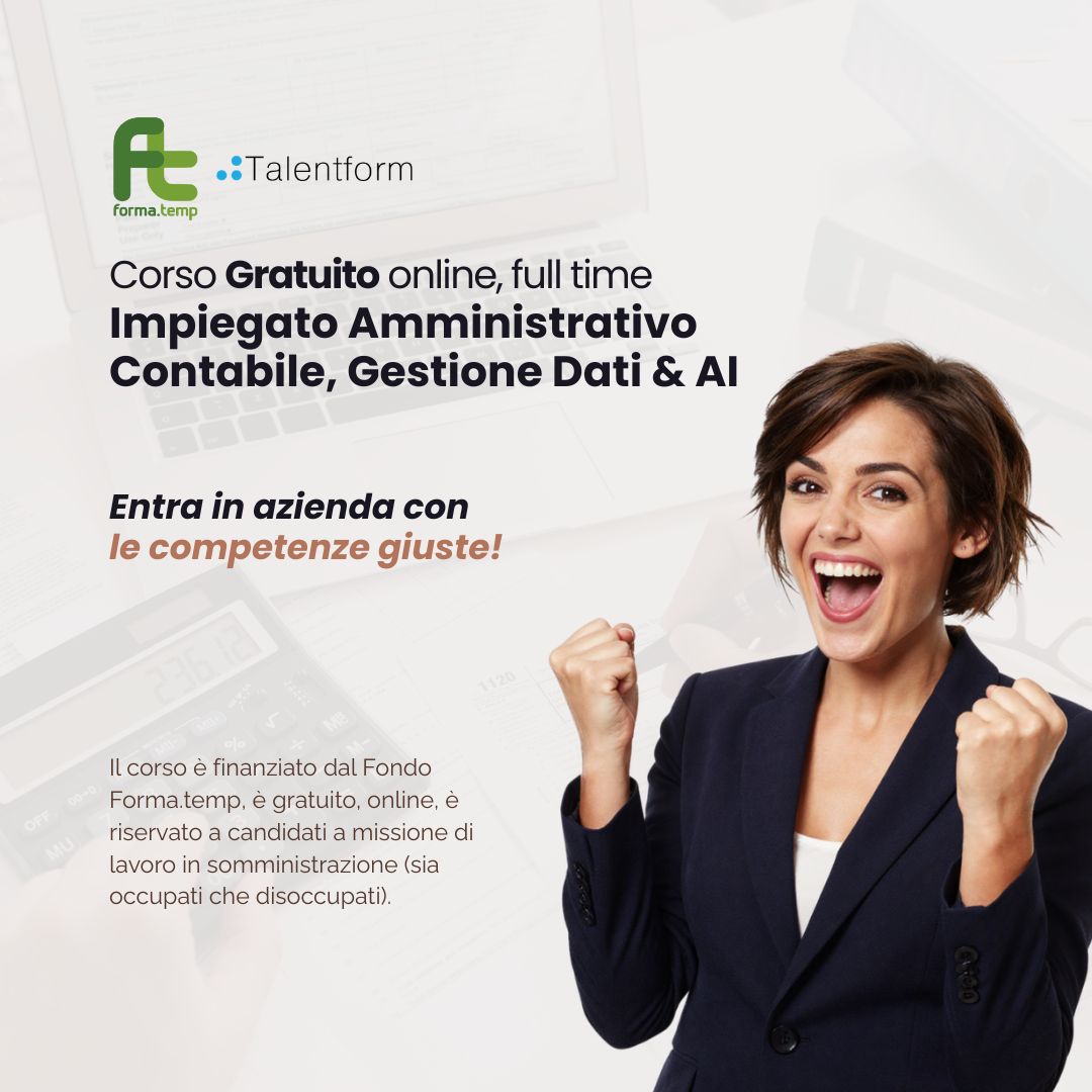 8 VARIANTE DONNA Impiegato Amministrativo Contabile