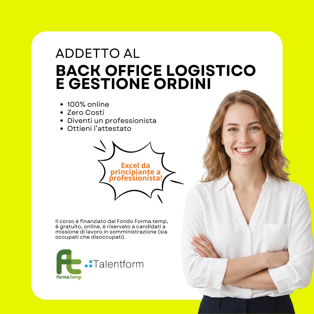 Addetto al Back Office Logistico e Gestione Ordini 1080x1080 2