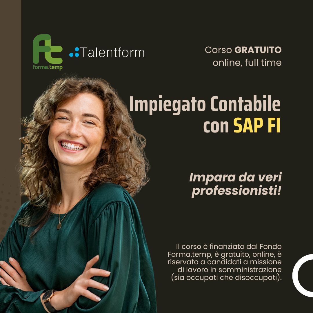 Impiegato Contabile con SAP FI 1080 x 1080 px 1