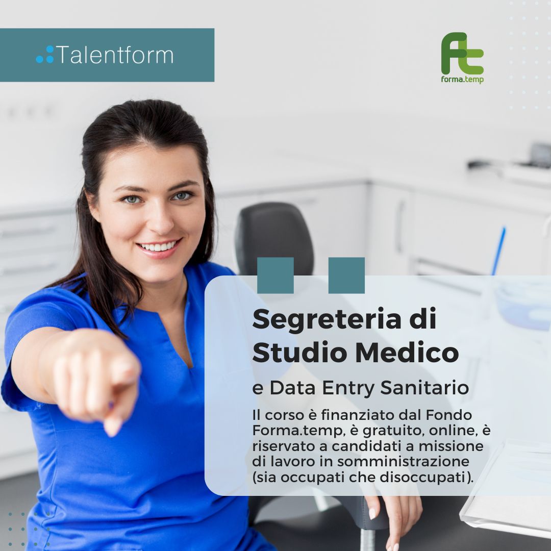 Segreteria di Studio Medico e Data Entry Sanitario 26 1080